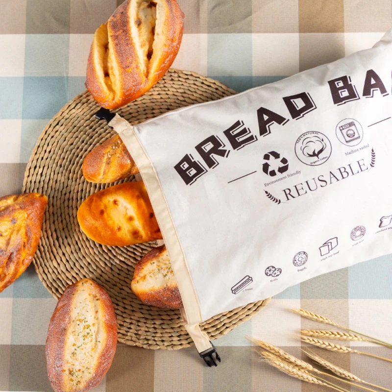 Reusable Bread Bag Food Storage Bread Holder Pouch Kitchen Organizer For Loaf And Baguette Bakery Supplies
Reusable Bread Bag Food Storage Bread Holder Pouch Kitchen Organizer For Loaf And Baguette Bakery Supplies