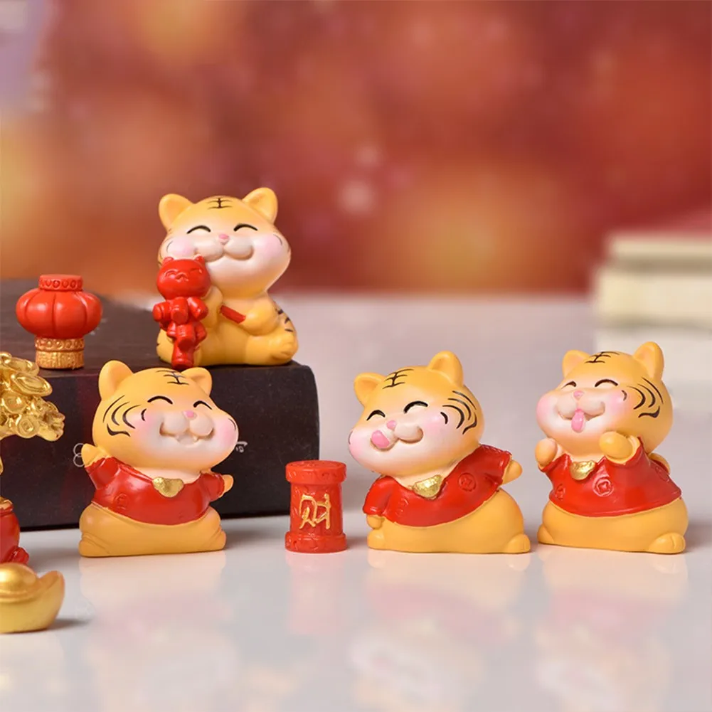 Cute Little Fortune Tiger Zodiac Micro Landscape Decoration Gardening Resin Ornaments Desktop Crafts New Year Home Car Decor
Cute Little Fortune Tiger Zodiac Micro Landscape Decoration Gardening Resin Ornaments Desktop Crafts New Year Home Car Decor