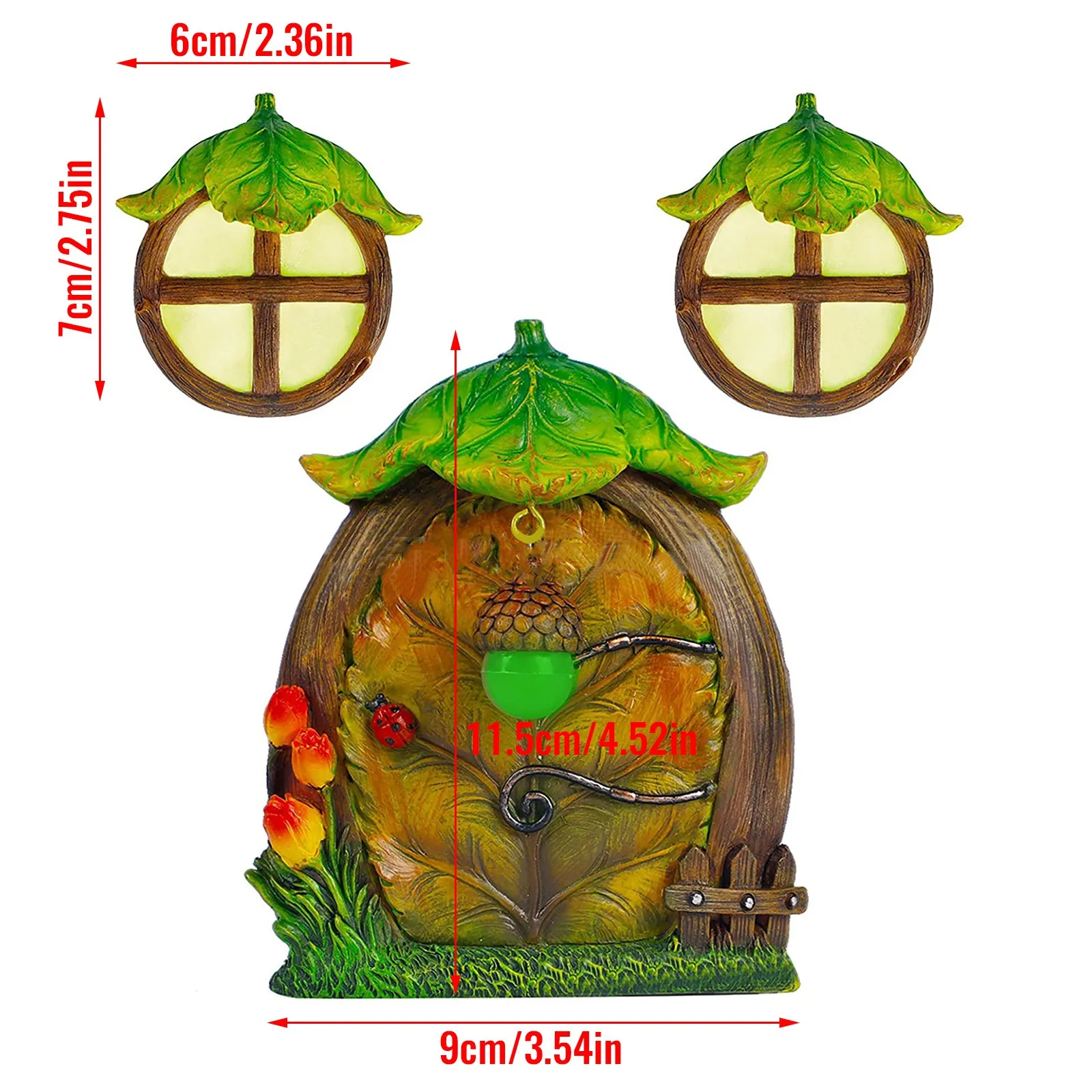 Fairy Garden Door And Window Decoration Resin Craftsmanship Luminous Door Window Retro Style Tree Ornament tuin decoratie
Fairy Garden Door And Window Decoration Resin Craftsmanship Luminous Door Window Retro Style Tree Ornament tuin decoratie