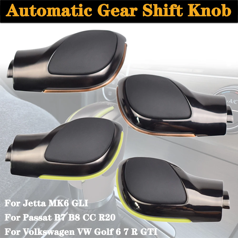 Хромированная/матовая крышка переключения передач для Volkswagen VW CC Seat Leon Golf MK6 |