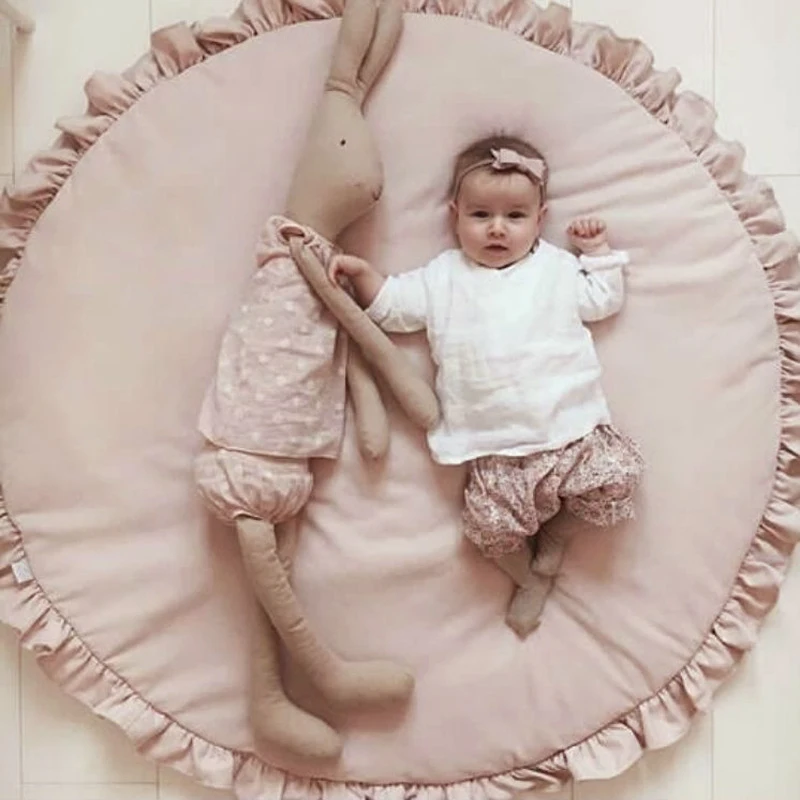 Ruffled Newborn Baby Padded Play Mat Cotton Crawling Mat Baby Play Gym Teepee Tent Floor Mat
Ruffled Newborn Baby Padded Play Mat Cotton Crawling Mat Baby Play Gym Teepee Tent Floor Mat