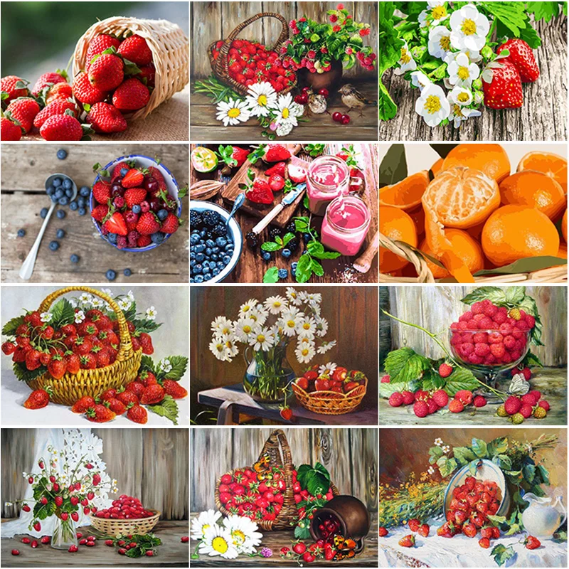 New 5D DIY Diamond Painting Strawberry Diamond Embroidery Daisy Cross Stitch Crafts Full Square Round Drill Home Decor Art Gift
New 5D DIY Diamond Painting Strawberry Diamond Embroidery Daisy Cross Stitch Crafts Full Square Round Drill Home Decor Art Gift