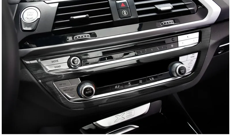 Центральная ручка регулировки громкости воздуха для BMW 18-19 X3, декоративная рамка X3, внутренняя отделка
Центральная ручка регулировки громкости воздуха для BMW 18-19 X3, декоративная рамка X3, внутренняя отделка