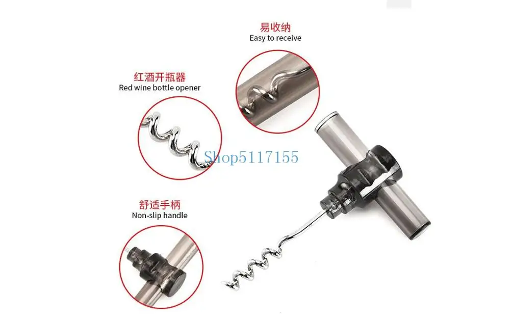 200pcs Corkscrew Opener Red Wine Opener Portable Pen Holder Bottle Opener Kitchen Accessories Wine Corkscrew Bar Gadgets
200pcs Corkscrew Opener Red Wine Opener Portable Pen Holder Bottle Opener Kitchen Accessories Wine Corkscrew Bar Gadgets