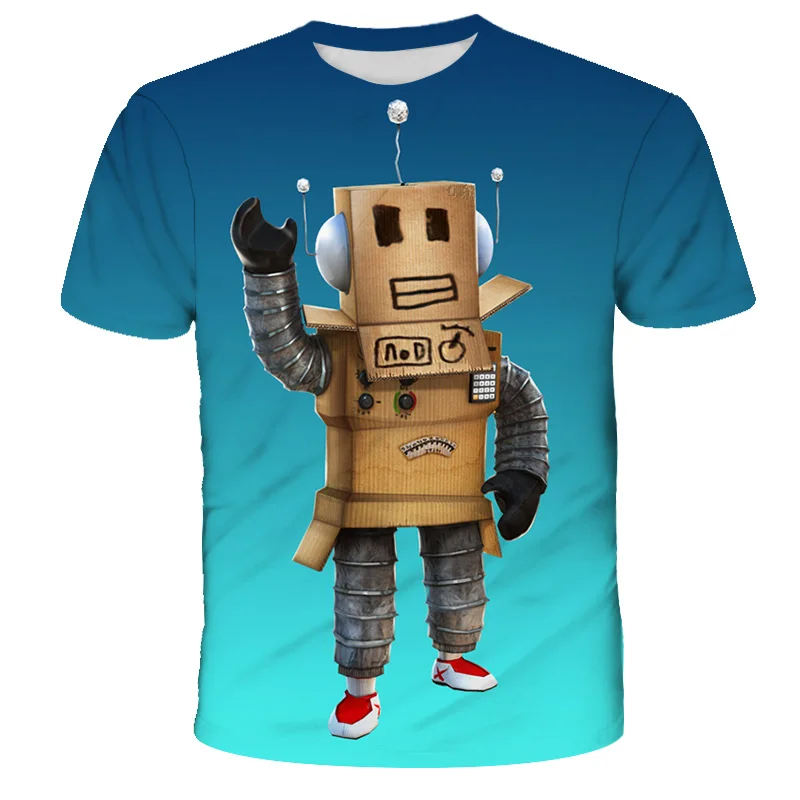 Summer New Boys Kawaii Robloxing Game 3D Printing T-shirts Cartoon Short-Sleeved Kids T-shirt Casual Tee Top Girls Baby Clothes
Summer New Boys Kawaii Robloxing Game 3D Printing T-shirts Cartoon Short-Sleeved Kids T-shirt Casual Tee Top Girls Baby Clothes