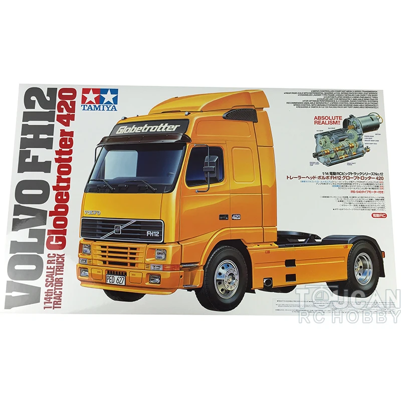 TAMIYA по супер скидке 14 Vol FH12 Globetrotter 420 RC тягач модели комплект 540 мотор TH18009-SMT4
TAMIYA по супер скидке 14 Vol FH12 Globetrotter 420 RC тягач модели комплект 540 мотор TH18009-SMT4