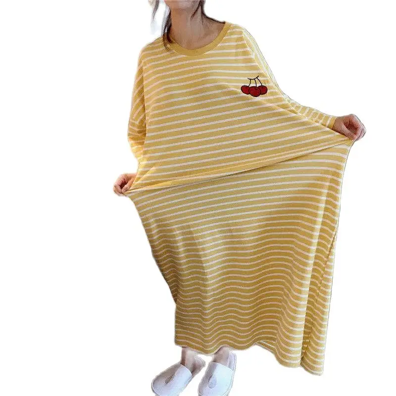 Fashion Summer Dress For Women 2022 Women's Summer Short-Sleeved Korean Style Plus Size Mid-Length Women's Pajamas Dress
Fashion Summer Dress For Women 2022 Women's Summer Short-Sleeved Korean Style Plus Size Mid-Length Women's Pajamas Dress