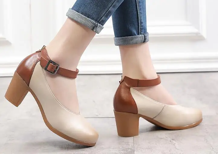 GKTINOO 2020 Women Pumps Retro Lady 5.8CM High Heels Slip On Pumps Handmade Women Genuine Leather Shoes
GKTINOO 2020 Women Pumps Retro Lady 5.8CM High Heels Slip On Pumps Handmade Women Genuine Leather Shoes