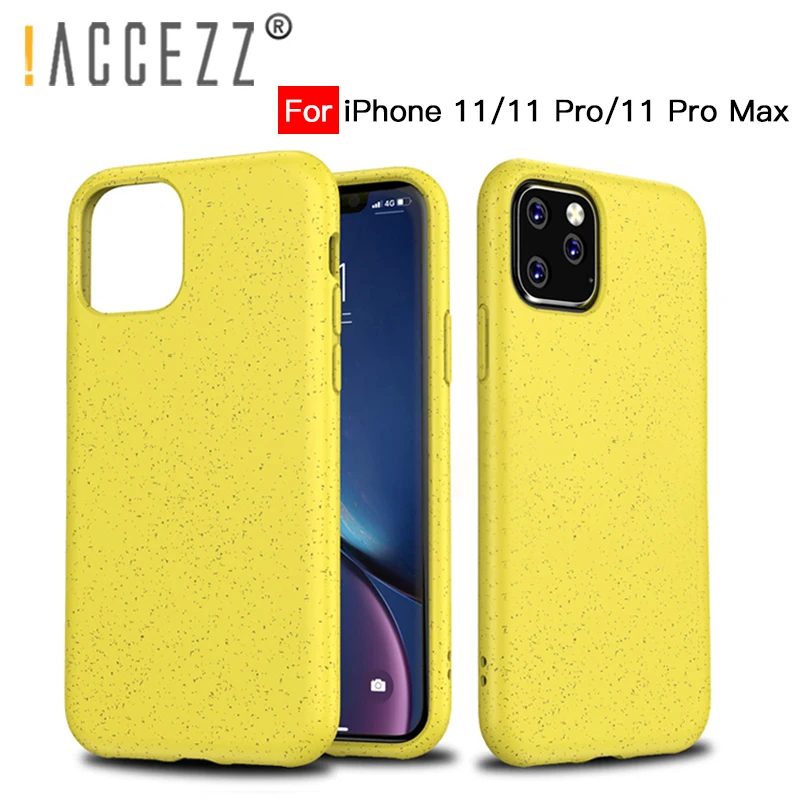 ! Мягкий матовый чехол ACCEZZ карамельного цвета для iPhone 11 Pro Max новые защитные чехлы