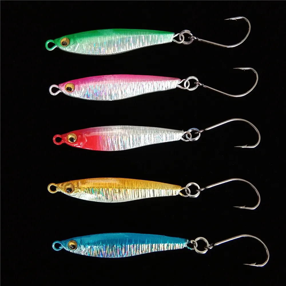 Swolfy 15pcs small Mini fishing Lure 3g/6g single hook Trout Spoon Micro Metal Jig Wobbler Trolling Fishing Tackle
Swolfy 15pcs small Mini fishing Lure 3g/6g single hook Trout Spoon Micro Metal Jig Wobbler Trolling Fishing Tackle
