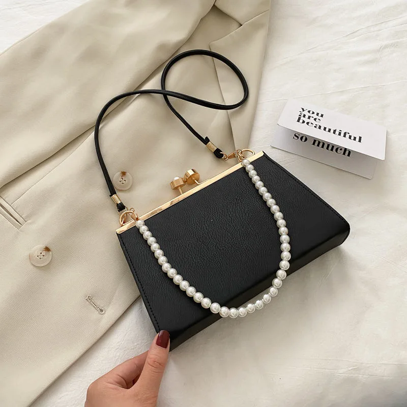 Messenger Bags for Women Pearl Portable Casual Tote Handbags Solid Leather Handbag Famous Brand Shoulder Bag Sac Bolsa Feminina
Messenger Bags for Women Pearl Portable Casual Tote Handbags Solid Leather Handbag Famous Brand Shoulder Bag Sac Bolsa Feminina