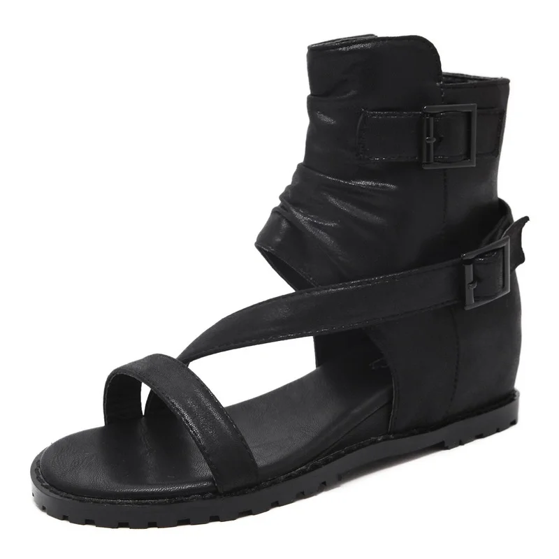 Fashion Ladies Sandals 2021 New Gladiator High TopRome Flat BottomZipper Holiday Beach Shoes Summer Buckle Fashion Women's Shoes
Fashion Ladies Sandals 2021 New Gladiator High TopRome Flat BottomZipper Holiday Beach Shoes Summer Buckle Fashion Women's Shoes