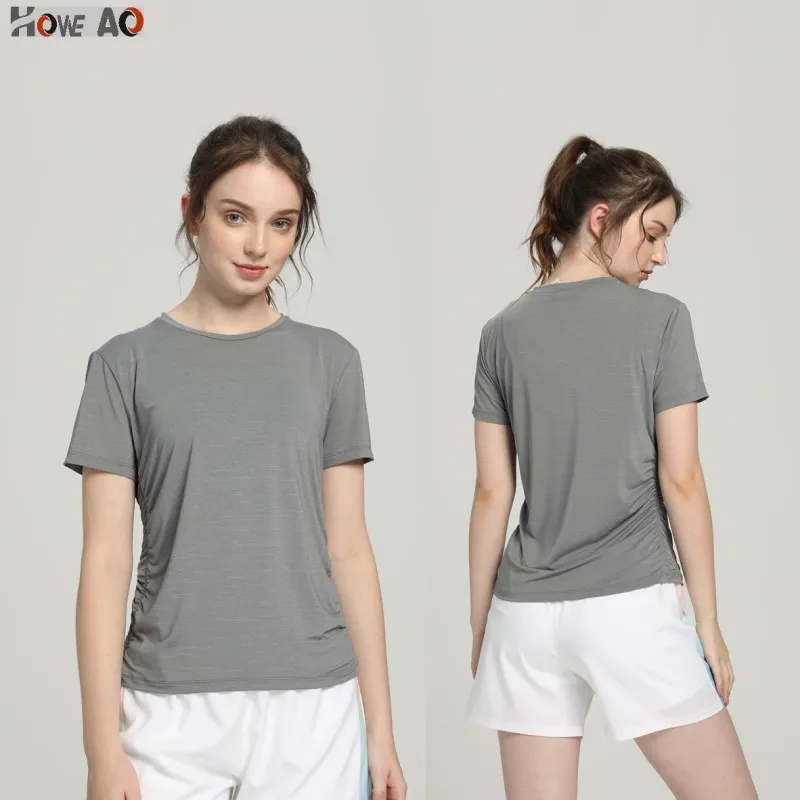 HOWE AO Women Sport tank Tops For Gym Clothes Quick Dry Fitness Running Short Sleeve T-Shirts Workout Yoga Tops
HOWE AO Women Sport tank Tops For Gym Clothes Quick Dry Fitness Running Short Sleeve T-Shirts Workout Yoga Tops