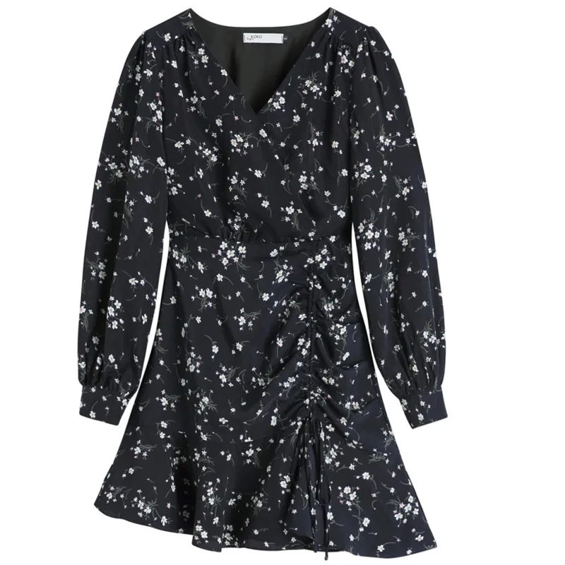 Super Fairy Thin Waist Printed Dress Femal 2021 Spring Fall New Vintage Elegant Fashion Sexy Mini Dress V-Neck Casual Vestidos
Super Fairy Thin Waist Printed Dress Femal 2021 Spring Fall New Vintage Elegant Fashion Sexy Mini Dress V-Neck Casual Vestidos