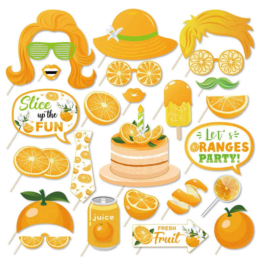 25pcs Summer Fresh Fruit Orange Juice Birthday Party Photo Booth Props Sweet Photobooth Props Baby Shower Party Decorations
25pcs Summer Fresh Fruit Orange Juice Birthday Party Photo Booth Props Sweet Photobooth Props Baby Shower Party Decorations