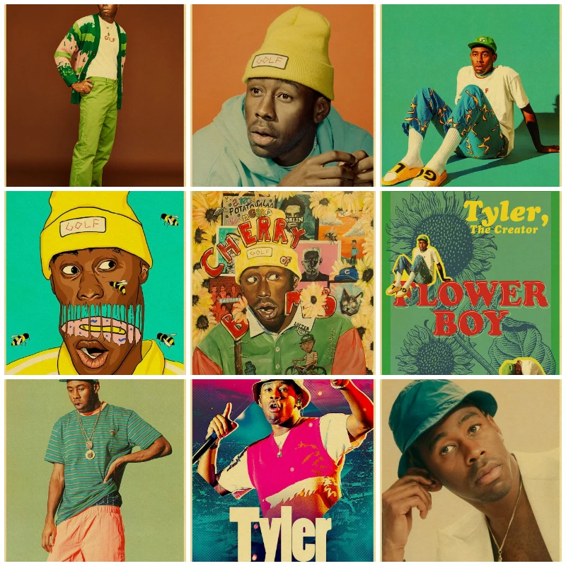 Tyler The Creator Flower Boy Band Music Cover Hip Hop Rapper Wall Art Decor Posters and Prints Canvas Painting for Room Decor
Tyler The Creator Flower Boy Band Music Cover Hip Hop Rapper Wall Art Decor Posters and Prints Canvas Painting for Room Decor