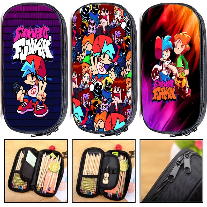 Kids Friday Night Funkin Pencil Box Boys Girls Teens Cartoon Anime Pencil Case Children Pen Bags Escolar Student School Supplies
Kids Friday Night Funkin Pencil Box Boys Girls Teens Cartoon Anime Pencil Case Children Pen Bags Escolar Student School Supplies