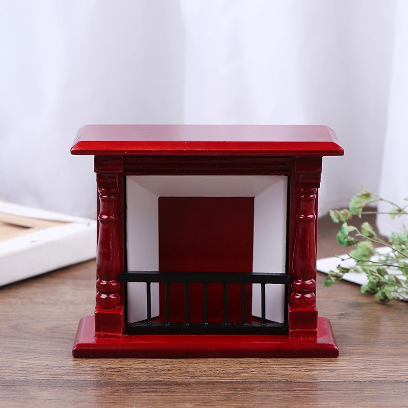 Dolls house accessories 1/12 toys mini wood fireplace decoration miniature furniture
Dolls house accessories 1/12 toys mini wood fireplace decoration miniature furniture