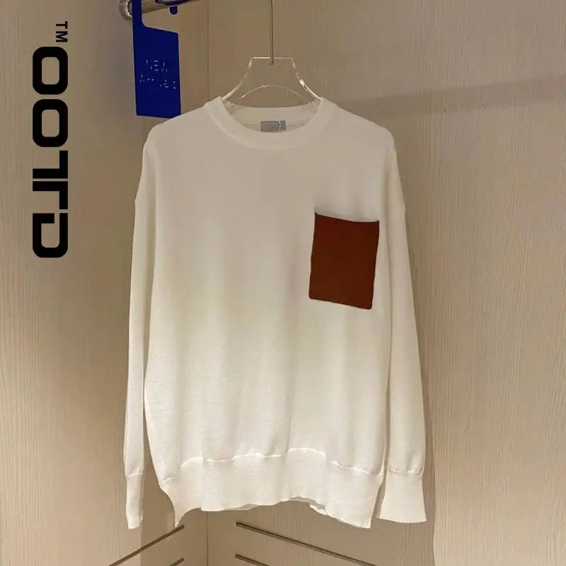 OOTD Fall 2021 New Brown Bag Logo Embroidery Knitting Leisure Shirt Collar Set Of White Sweater Popular Logo Dress
OOTD Fall 2021 New Brown Bag Logo Embroidery Knitting Leisure Shirt Collar Set Of White Sweater Popular Logo Dress