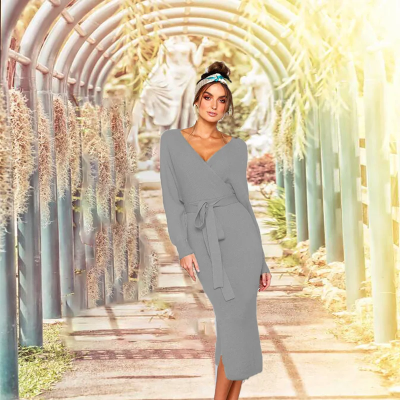 Autumn and Winter Woman Dress Long Sleeve Dress Sexy Women's Dresses 2021 Hit Winter One-piece Women Dresses Woman Clothing
Autumn and Winter Woman Dress Long Sleeve Dress Sexy Women's Dresses 2021 Hit Winter One-piece Women Dresses Woman Clothing