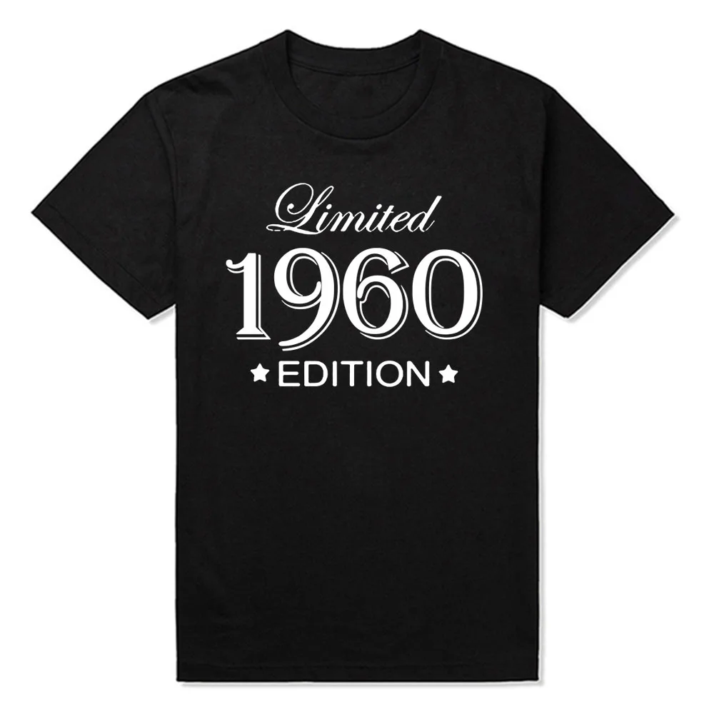 Funny Summer Style Limited Edition 1960 T Shirts Men Funny Birthday Short Sleeve O Neck Cotton Man Made In 1960 T-shirt Tops
Funny Summer Style Limited Edition 1960 T Shirts Men Funny Birthday Short Sleeve O Neck Cotton Man Made In 1960 T-shirt Tops