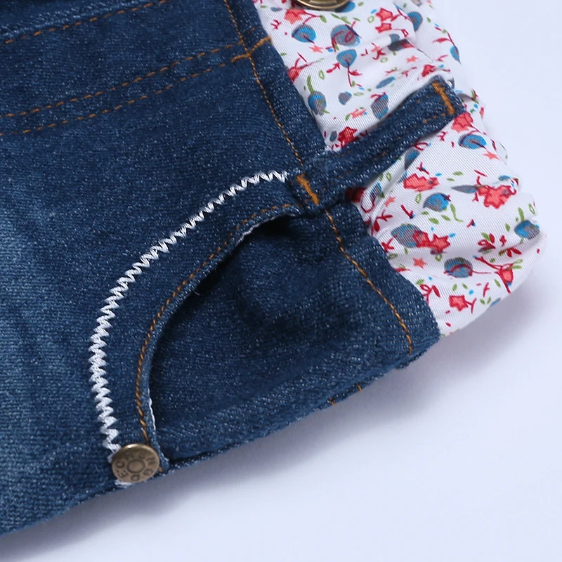 Kids Tales Baby Girl Set Children Girls Clothes Sets Cotton Cute Long Sleeve Tops+Jean 2 pcs Clothing Suits | Мать и ребенок