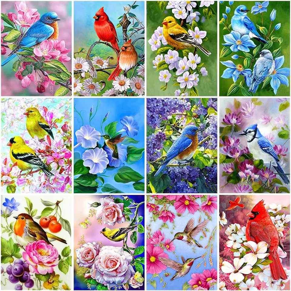 Full Square Round Drill Diamond Painting Birds Cross Stitch Kit 5D Diamond Embroidery Sale Animal Rhinestones Picture Home Decor
Full Square Round Drill Diamond Painting Birds Cross Stitch Kit 5D Diamond Embroidery Sale Animal Rhinestones Picture Home Decor