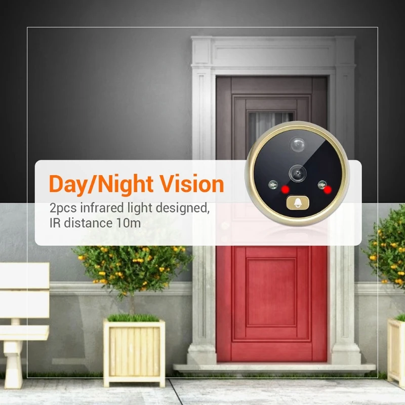 4.3 Inch LCD C07 Digital Door Viewer Night Vision Motion Detection Doorbell
4.3 Inch LCD C07 Digital Door Viewer Night Vision Motion Detection Doorbell