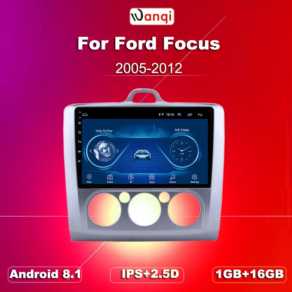 Горячая Распродажа 9 дюймов Android 8 1 автомобильный Dvd Gps плеер для Ford Focus 2006 2014
