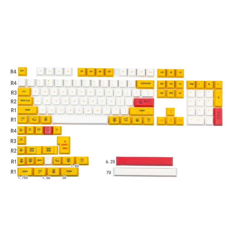 Anime Keycaps PBT Dye Sublimation Keycap Cherry Profile 6.25u 7u Spacebar For Mechanical Keyboard 1 Keys
Anime Keycaps PBT Dye Sublimation Keycap Cherry Profile 6.25u 7u Spacebar For Mechanical Keyboard 1 Keys