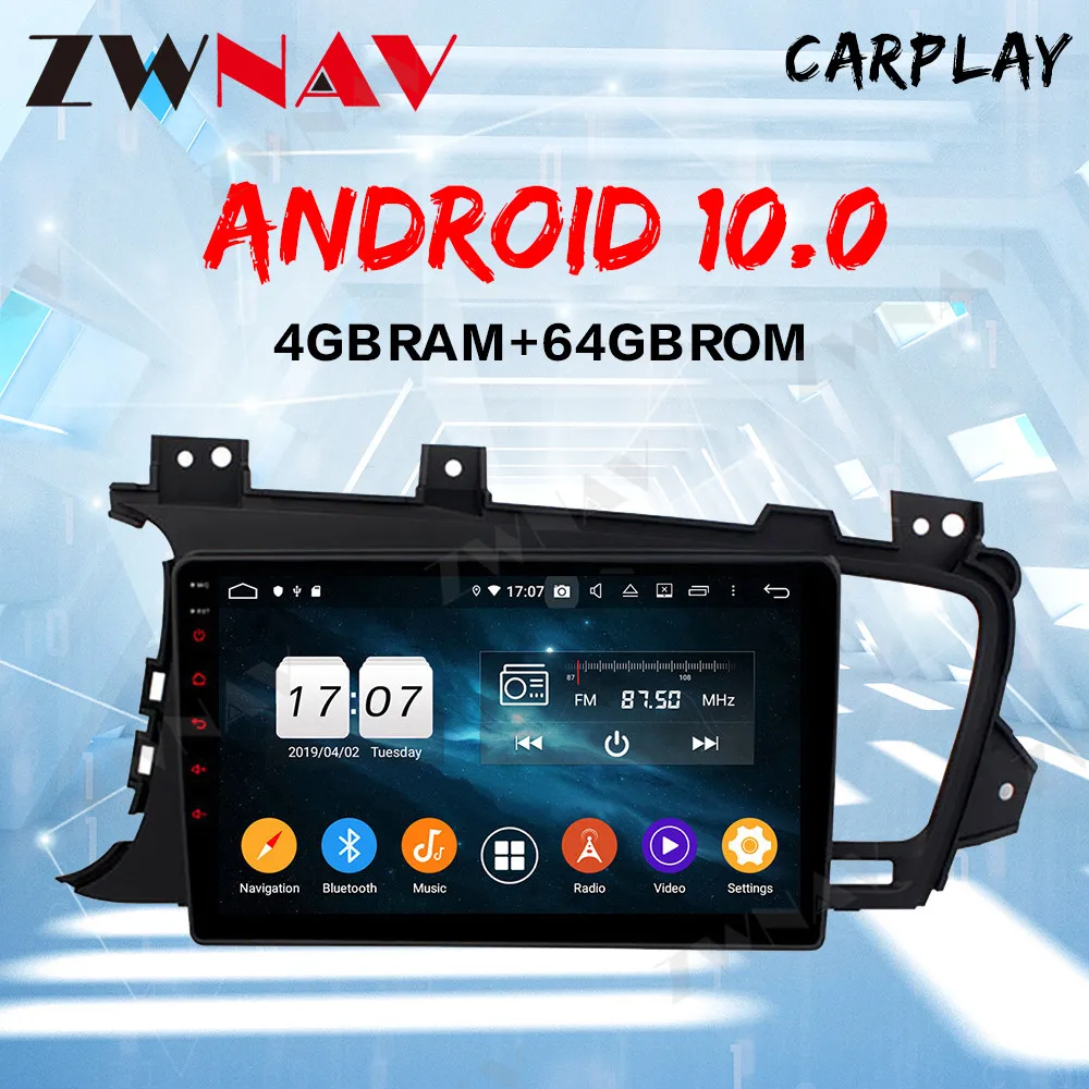 ZWNAV Android 10 DSP For KIA Optima K5 2010 - 2015 Car Multimedia Stereo Player No DVD Radio upgrade GPS Navigation Head unit
ZWNAV Android 10 DSP For KIA Optima K5 2010 - 2015 Car Multimedia Stereo Player No DVD Radio upgrade GPS Navigation Head unit