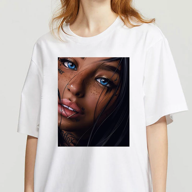 Fashion 2020 Summer T Shirt Woman Harajuku Kawaii Beautiful Black Girl Female T-shirt Leisure Streetwear Ropa Mujer Tshirt Top
Fashion 2020 Summer T Shirt Woman Harajuku Kawaii Beautiful Black Girl Female T-shirt Leisure Streetwear Ropa Mujer Tshirt Top
