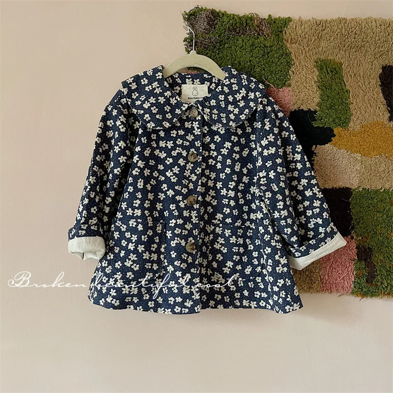 Toddler Cotton Floral Corduroy Jacket Clothing Infant Baby Girls Long Sleeve Tops Clothes Autumn New Kids Girl Casual Loose Coat
Toddler Cotton Floral Corduroy Jacket Clothing Infant Baby Girls Long Sleeve Tops Clothes Autumn New Kids Girl Casual Loose Coat