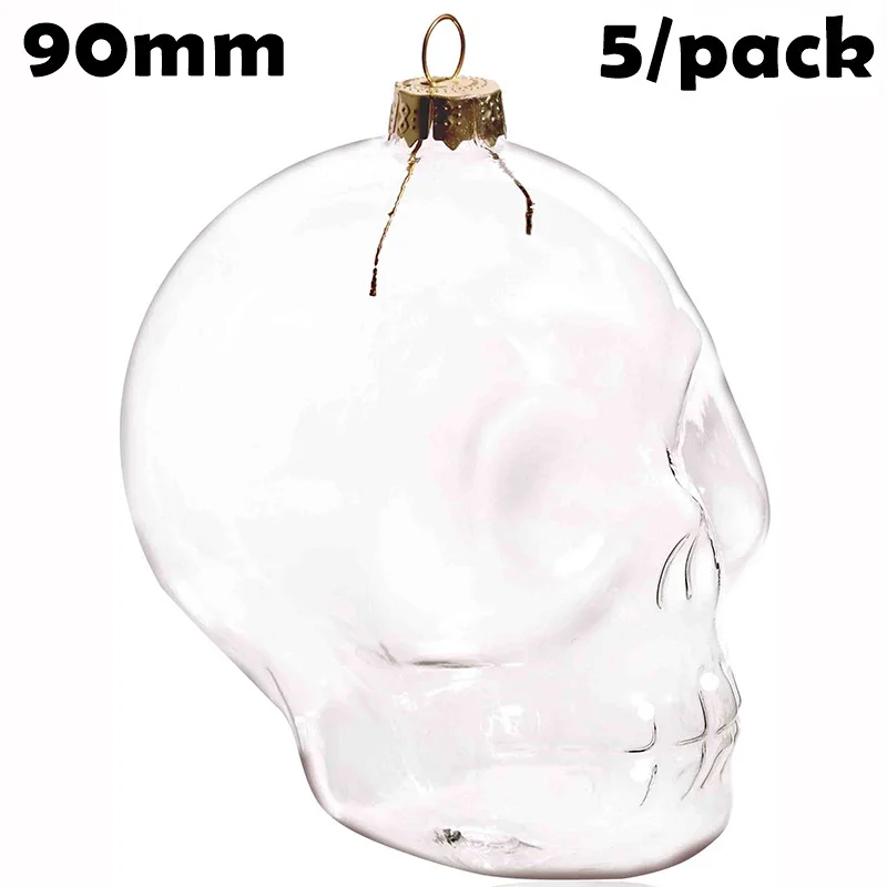 Promotion - DIY Paintable Home Event Garden Glass Christmas Decoration Ornament 90*65mm Glass Skull, 5/Pack
Promotion - DIY Paintable Home Event Garden Glass Christmas Decoration Ornament 90*65mm Glass Skull, 5/Pack