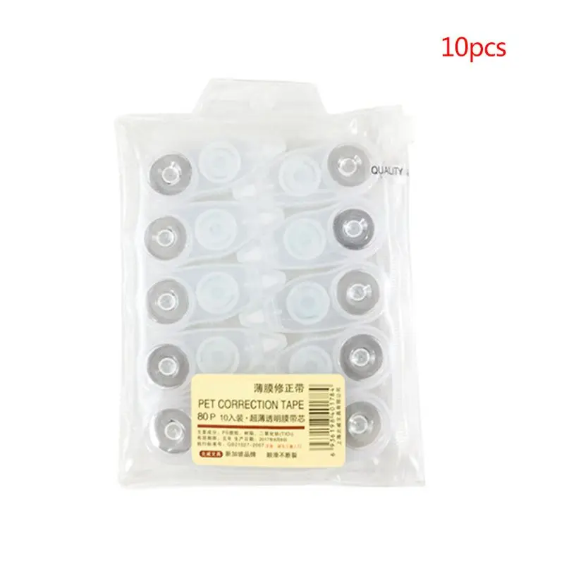 10Pcs Practical Correction Tape Roller 6m Long White Sticker Study Office Stationery Tool
10Pcs Practical Correction Tape Roller 6m Long White Sticker Study Office Stationery Tool