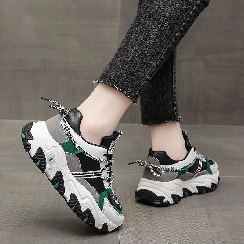 Women Designer Platform Sneakers 2021 Spring Summer Casual Vulcanized Shoes Fashion Lace Up Dad Sneakers Chunky Shoes Women
Women Designer Platform Sneakers 2021 Spring Summer Casual Vulcanized Shoes Fashion Lace Up Dad Sneakers Chunky Shoes Women