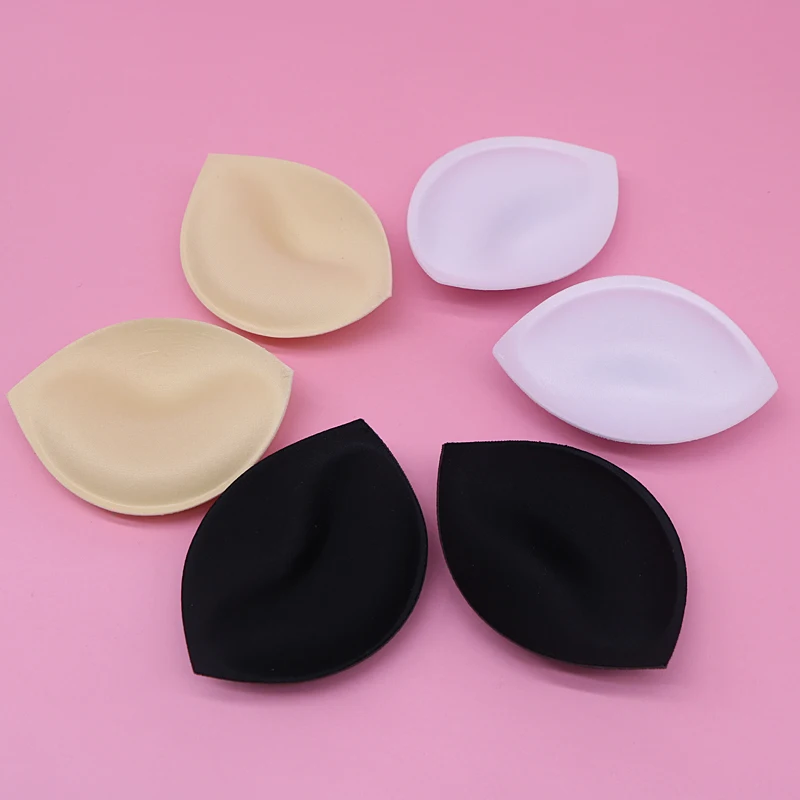 

8pcs/4pair Sponge Bra Pads for Bikini Swimsuit Breast Push Up Pad Removeable Breast Enhancer Chest Cup Pad Intimates Accessories