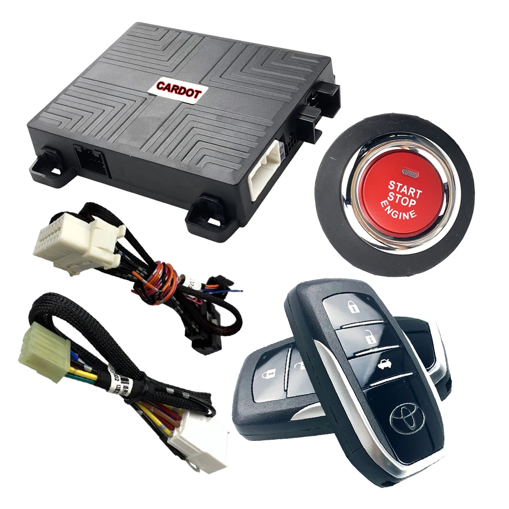 Drop Shipping KOL Cardot Engine Start Stop Pke Car Alarm Security System Play and Plug Canbus for TOY Prado Corolla Camry
Drop Shipping KOL Cardot Engine Start Stop Pke Car Alarm Security System Play and Plug Canbus for TOY Prado Corolla Camry