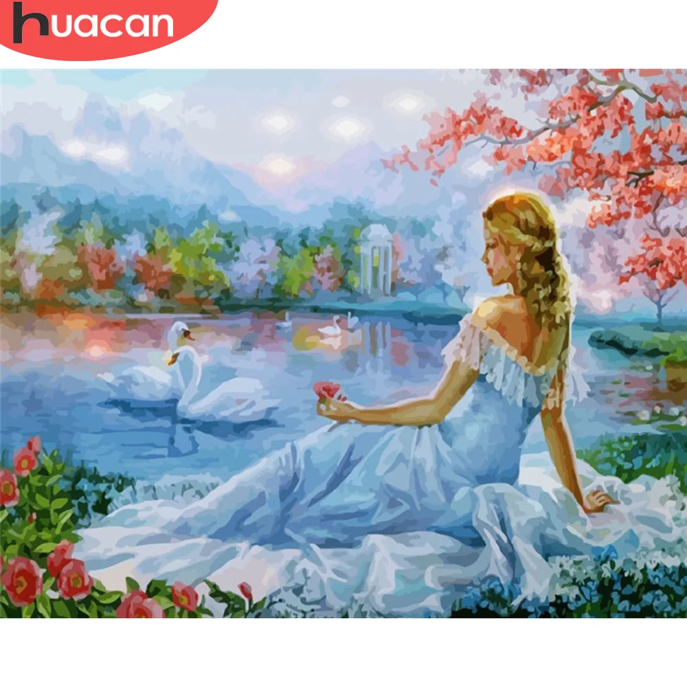 HUACAN DIY Pictures By Number Girl Kits Painting By Numbers Figure Hand Painted Picture Art Drawing On Canvas Gift Home Decor 
HUACAN DIY Pictures By Number Girl Kits Painting By Numbers Figure Hand Painted Picture Art Drawing On Canvas Gift Home Decor