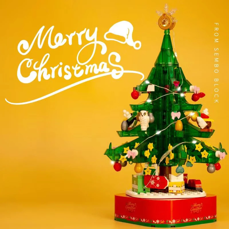 New Christmas Series Bricks Assemble Toys Mini Christmas tree with lighting Music Building Block Model Kit Christmas Gifts
New Christmas Series Bricks Assemble Toys Mini Christmas tree with lighting Music Building Block Model Kit Christmas Gifts
