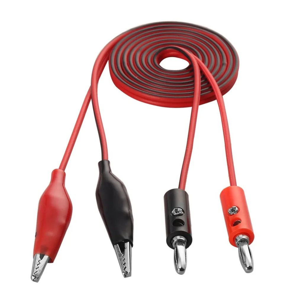 1m Alligator Probe Electrical Test Leads Clip Pin Banana Plug Cable For Digital Multimeter Wire Pen Cable Testing Tool
1m Alligator Probe Electrical Test Leads Clip Pin Banana Plug Cable For Digital Multimeter Wire Pen Cable Testing Tool