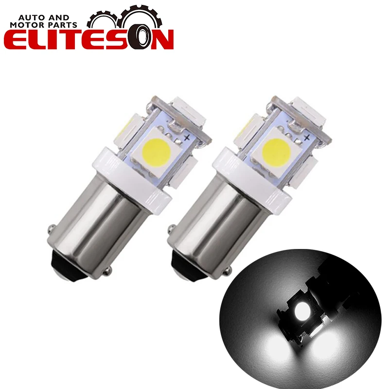 Eliteson 2PCS BA9S 5050 5SMD LED Reading Dome Lights For Car White License Plate Bulbs 12V T4W Auto Truck Dashboard Lamps
Eliteson 2PCS BA9S 5050 5SMD LED Reading Dome Lights For Car White License Plate Bulbs 12V T4W Auto Truck Dashboard Lamps