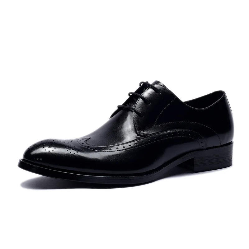 QYFCIOUFU Business Brogue Dress Shoes Men Genuine Cow Leather Retro Formal Shoes Gentleman Wedding Shoes Man Fashion Oxfords
QYFCIOUFU Business Brogue Dress Shoes Men Genuine Cow Leather Retro Formal Shoes Gentleman Wedding Shoes Man Fashion Oxfords