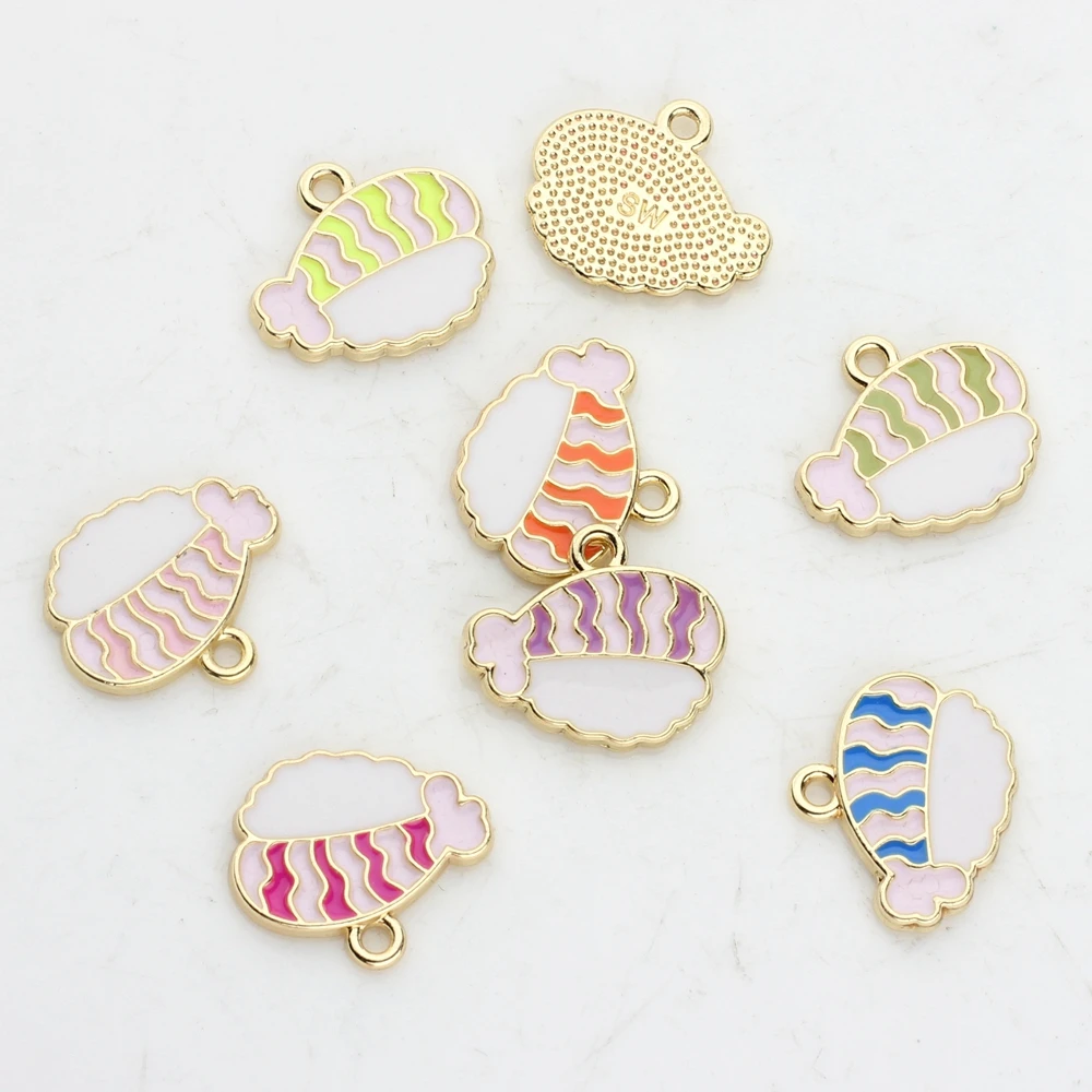 Zinc Alloy Enamel Charms Sushi Charms 10pcs/lot For DIY Jewelry Necklace Earrings Making Finding Accessories
Zinc Alloy Enamel Charms Sushi Charms 10pcs/lot For DIY Jewelry Necklace Earrings Making Finding Accessories