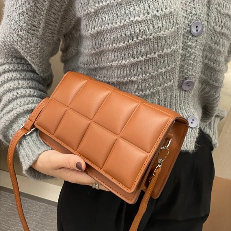 Модная клетчатая сумка через плечо из искусственной кожи с клапаном для женщин, дизайнерские брендовые маленькие сумочки, Женская квадратн...
Модная клетчатая сумка через плечо из искусственной кожи с клапаном для женщин, дизайнерские брендовые маленькие сумочки, Женская квадратн...