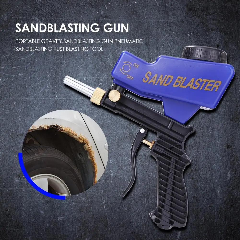 Portable Gravity Sandblasting Gun Pneumatic Sandblasting Set Rust Blasting Device Small Sand Blasting Machine Spray Gun
Portable Gravity Sandblasting Gun Pneumatic Sandblasting Set Rust Blasting Device Small Sand Blasting Machine Spray Gun