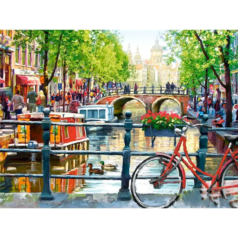 GATYZTORY Frame Painting By Numbers For Adults Bicycle Landscape HandPainted Oil Painting Canvas Drawing Home Wall Decor 60x75cm
GATYZTORY Frame Painting By Numbers For Adults Bicycle Landscape HandPainted Oil Painting Canvas Drawing Home Wall Decor 60x75cm