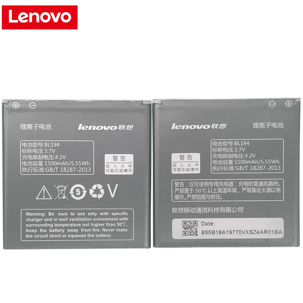 Original Lenovo Battery New hight quality BL194 BL 194 Battery For Lenovo A288T A298T A520 A698T A690 A370 A530 Phone Battery
Original Lenovo Battery New hight quality BL194 BL 194 Battery For Lenovo A288T A298T A520 A698T A690 A370 A530 Phone Battery
