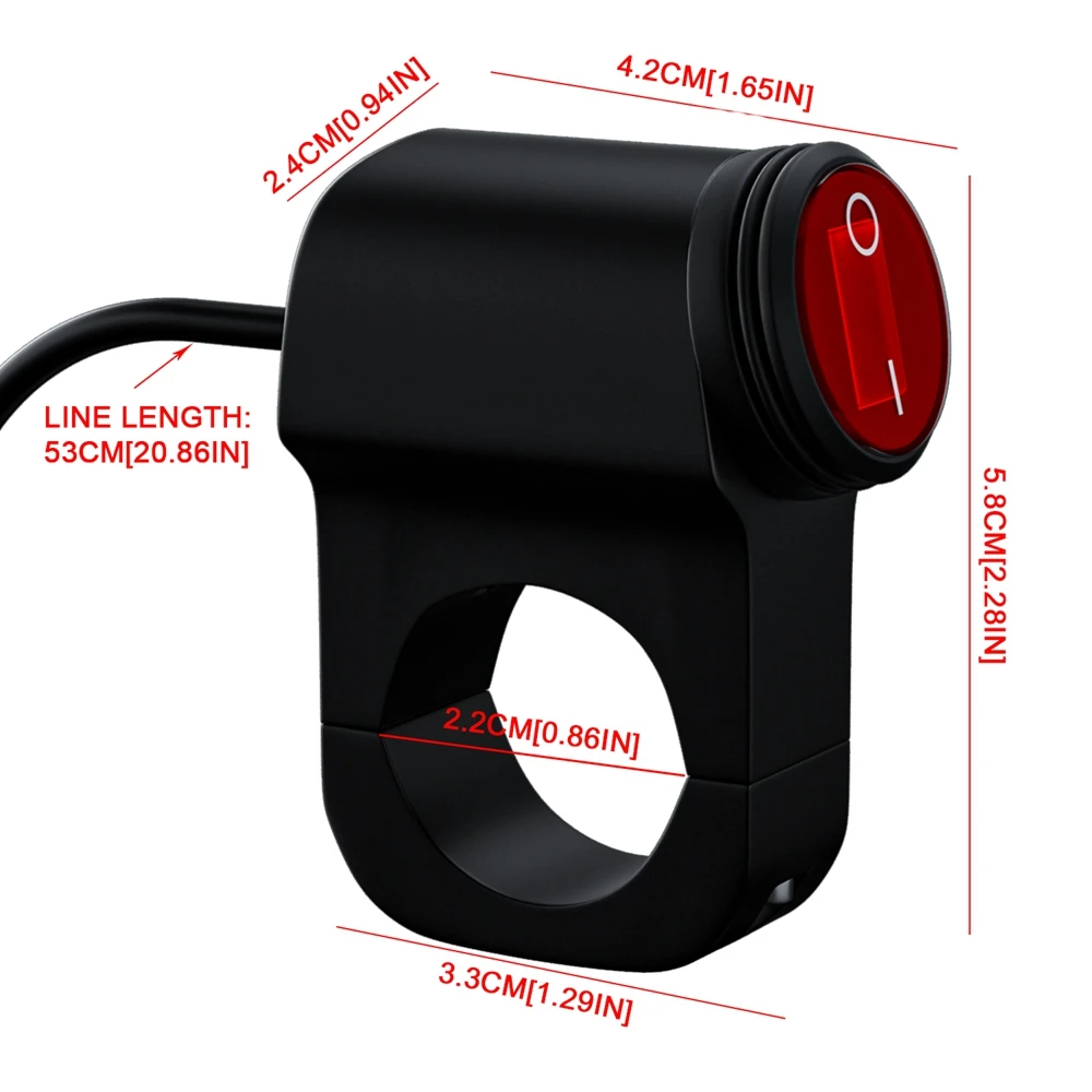 12V Motorcycle Handlebar Light On Off Switch Waterproof Aluminium Headlight Fog Spot for Motorcycl Tricycle ATV 
12V Motorcycle Handlebar Light On Off Switch Waterproof Aluminium Headlight Fog Spot for Motorcycl Tricycle ATV