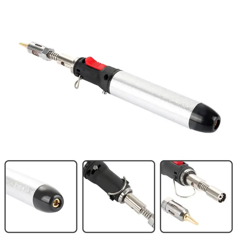 Practical Solder Iron Gas Soldering Gun Adjustable Temperature Controlled Fast Heating Welding Tools For Welding Soldering Tips
Practical Solder Iron Gas Soldering Gun Adjustable Temperature Controlled Fast Heating Welding Tools For Welding Soldering Tips